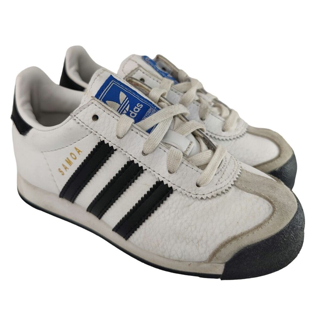 Kids Adidas White Samoa Sneakers sz 12k